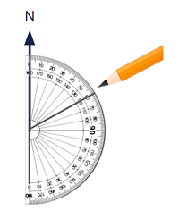 Draw Bearings Step 2