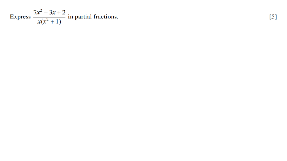 Question 1