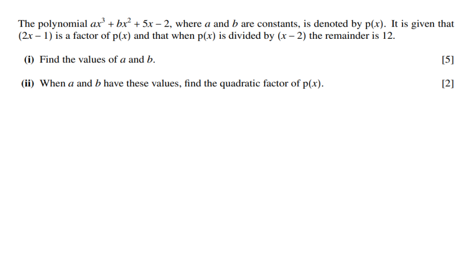 Question 5