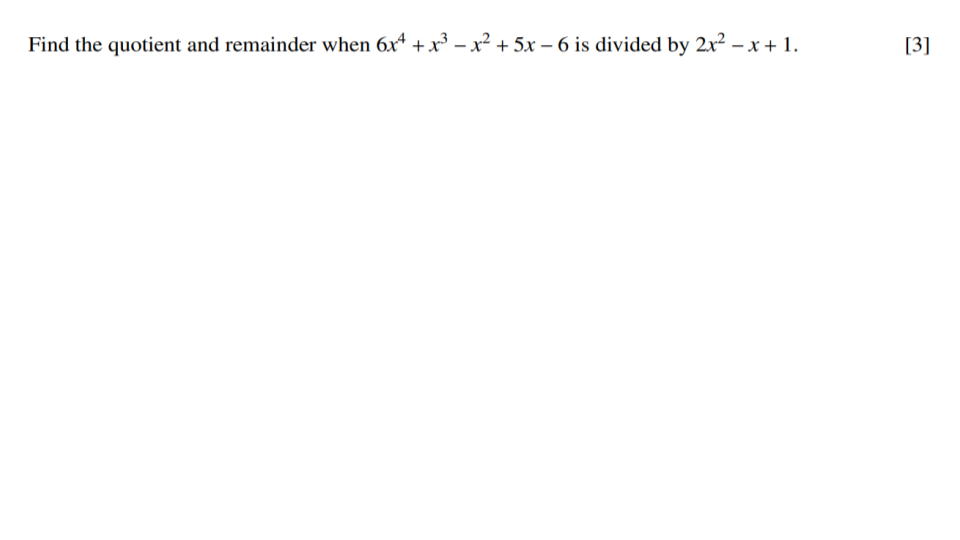 Question 4
