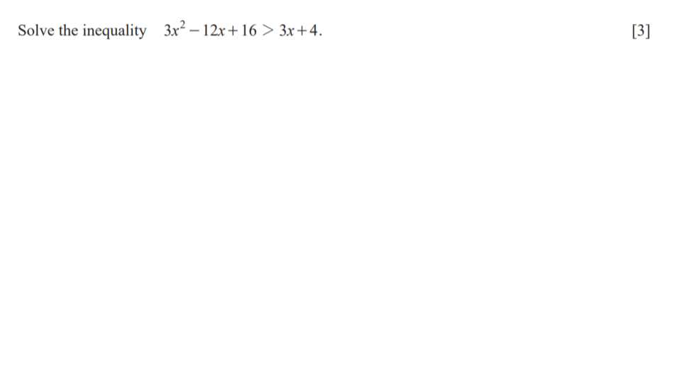 Question 3