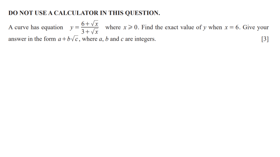 Question 1