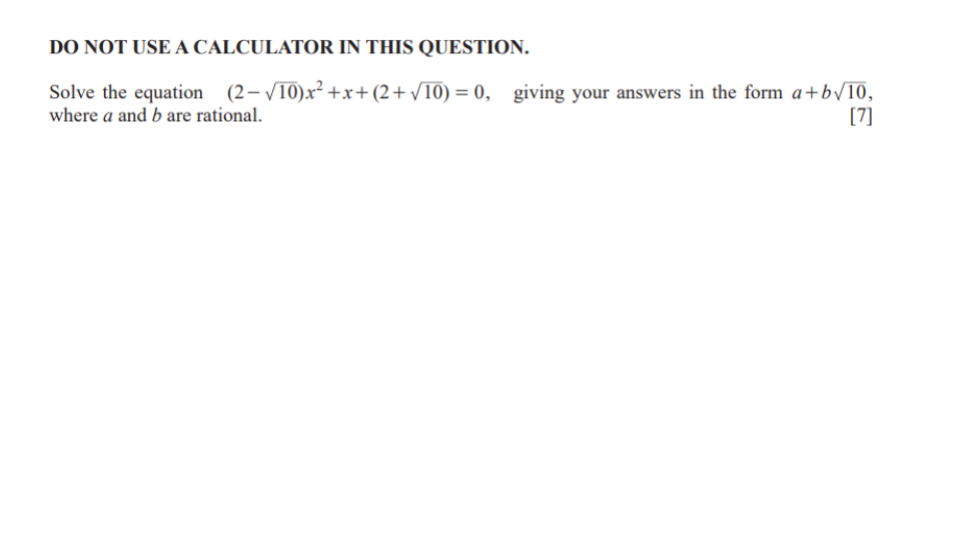 Question 7