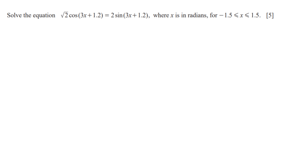 Question 1