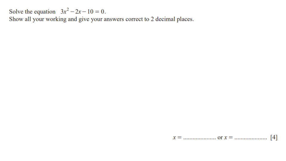 Question 3