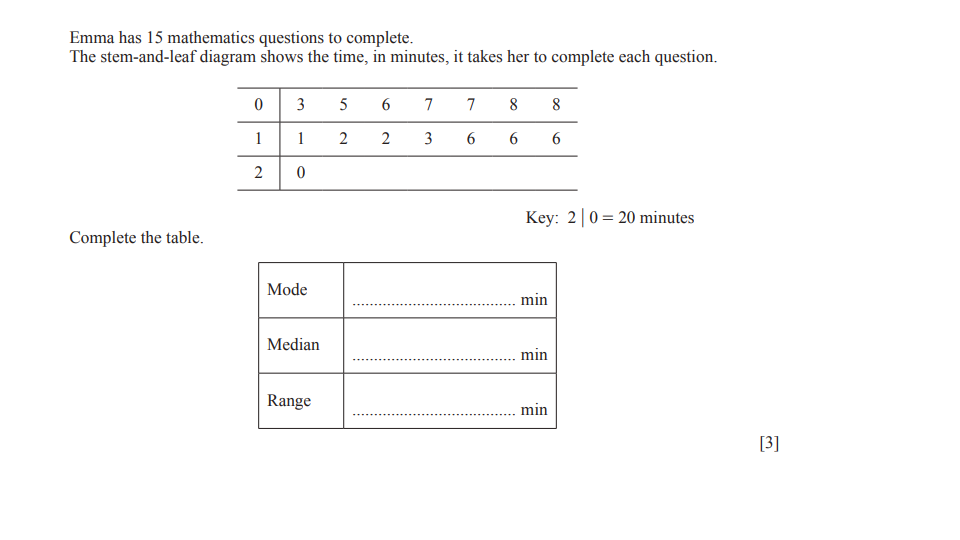 Question 1
