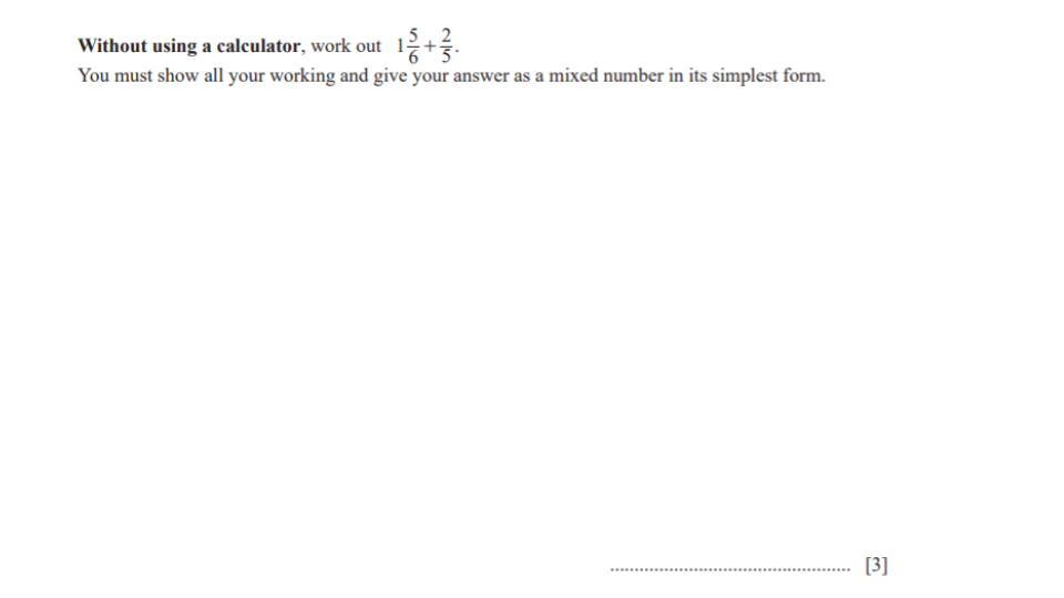 Question 1