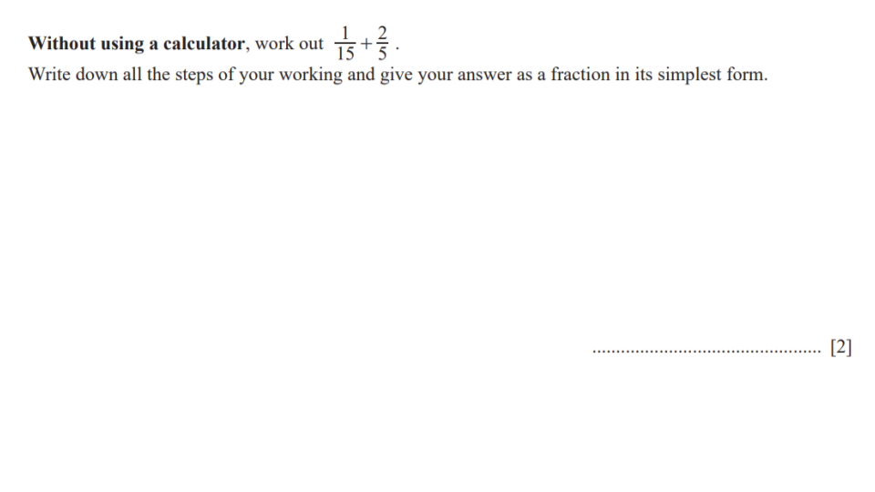 Question 1