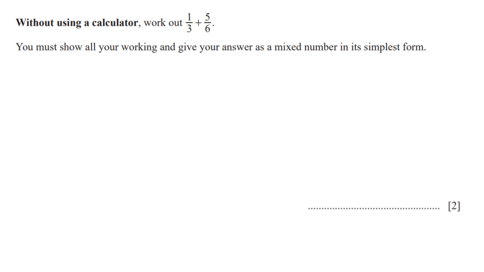 Question 1