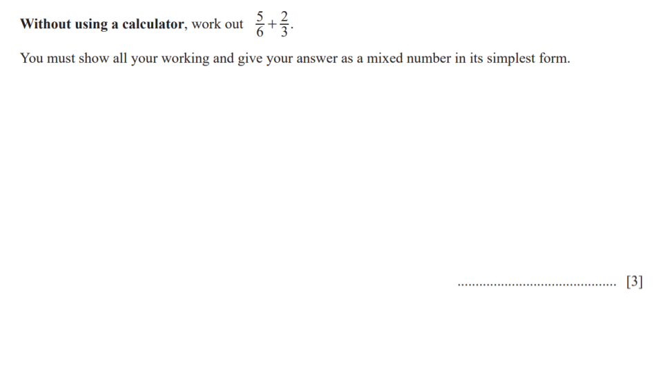 Question 3