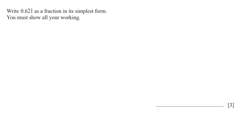 Question 1