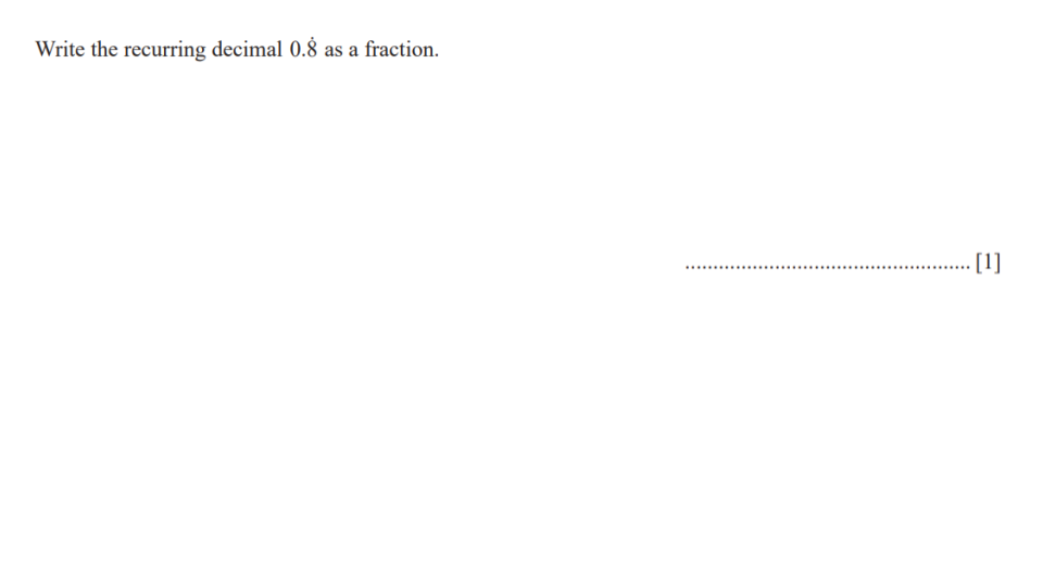 Question 1